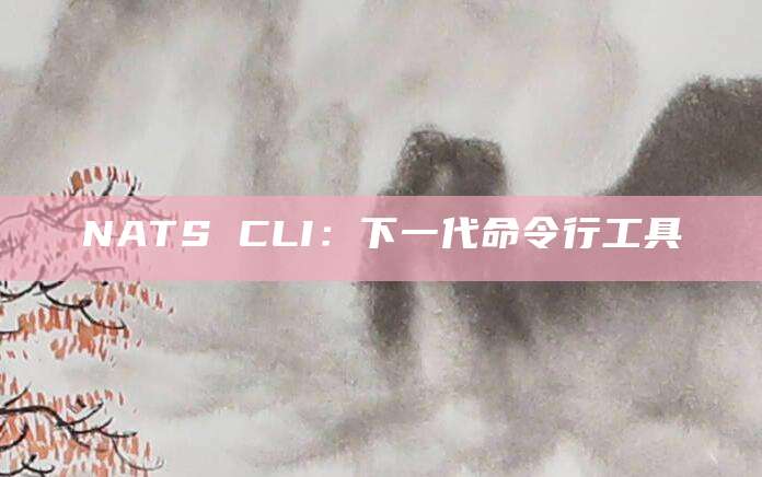 NATS CLI：下一代命令行工具
