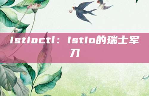 Istioctl：Istio的瑞士军刀